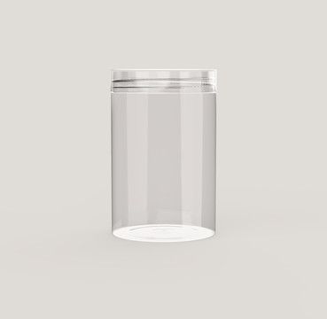 透明塑料罐子