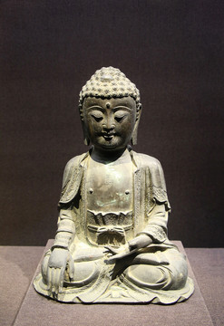 释迦牟尼鎏金佛像