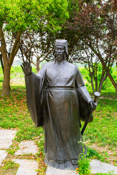 古代人物雕像