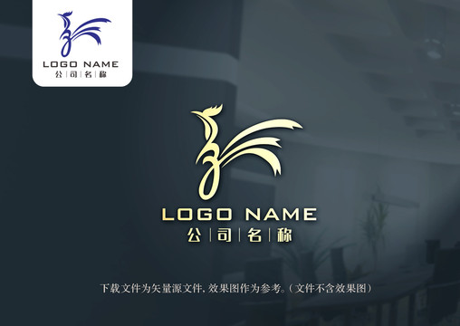 鸡logo