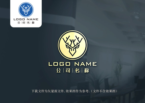 鹿logo