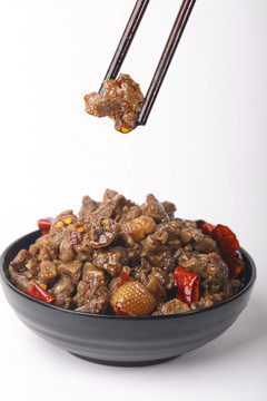 香辣鸭丁
