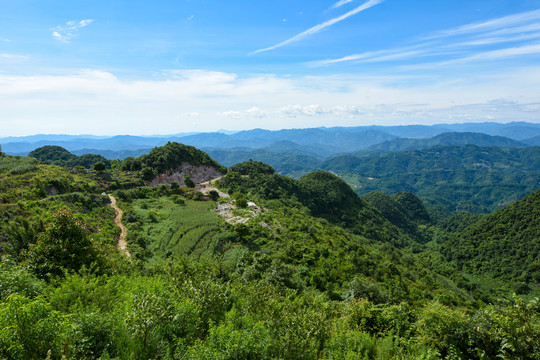 南丹山顶风光
