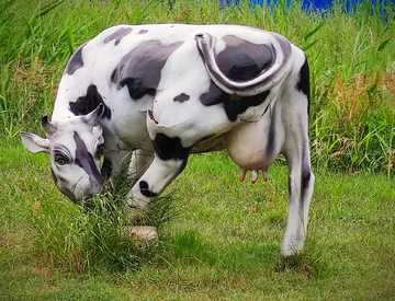 雕塑奶牛