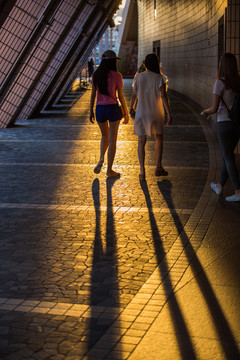 香港文化中心夕阳