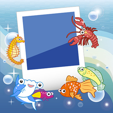 海洋动物系列相框