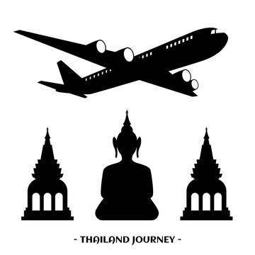 泰国旅游景点剪影集合