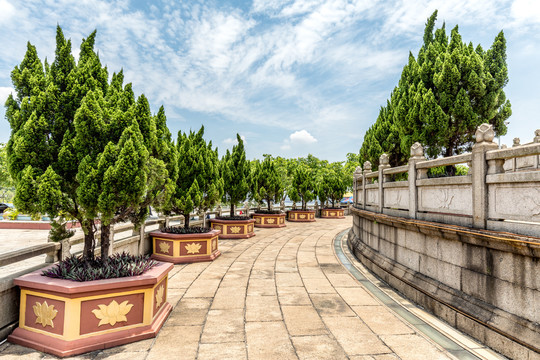 广州番禺莲花山旅游区风光