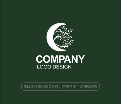 月亮树木LOGO