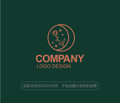 月亮玫瑰LOGO