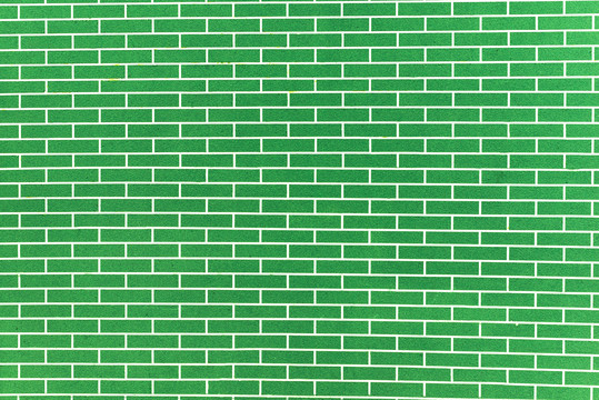 绿砖墙