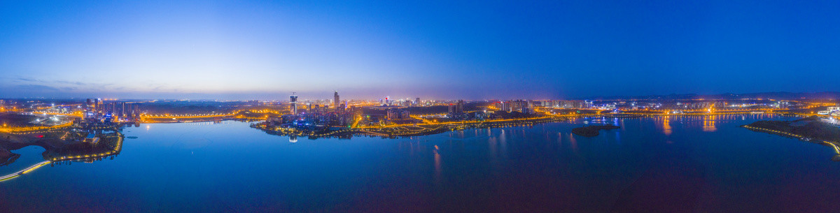 成都兴隆湖夜景