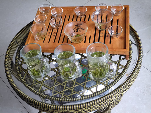 绿茶玻璃杯