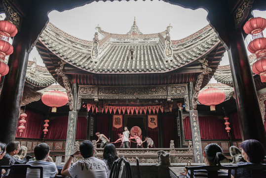 老重庆古戏台