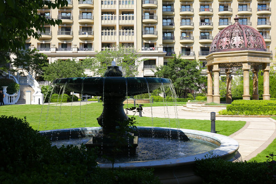 酒店喷泉水景
