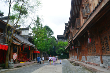 黄龙溪古镇风景