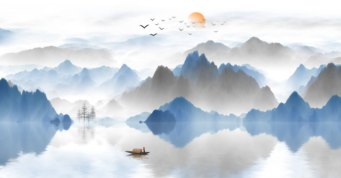 水墨山水