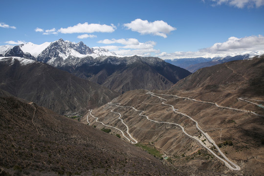 川藏线318国道风景