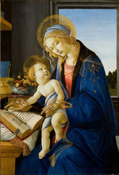 桑德罗·波提切利圣母子与圣约翰