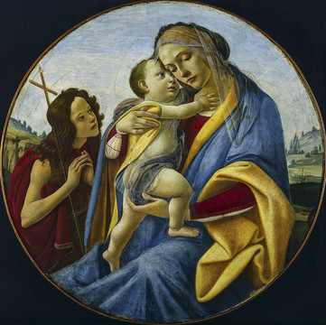 波提切利圣母油画