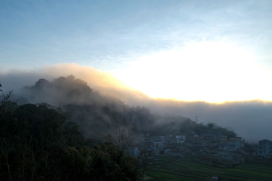 云南小山村风光