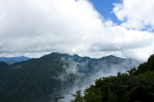 山顶风光