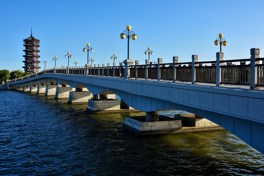 胶州少海湿地公园万佛塔