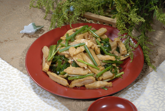 香葱炒豆干1