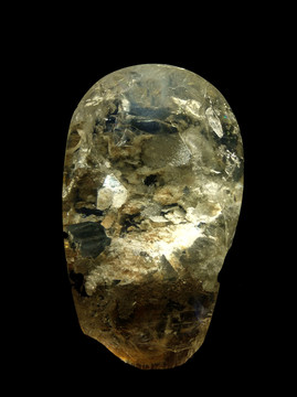 天然水晶伴生矿原石摆件