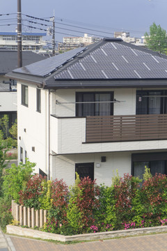 太阳能电池板住宅