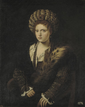提香·韦切利奥欧洲贵妇油画