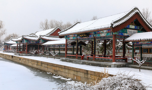 风雪颐和园