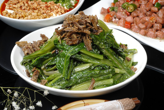 豆豉鲮鱼油麦菜