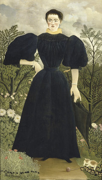 亨利·朱利安·费利克斯·卢梭一位女士的肖像