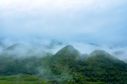 南丹山雾海风光