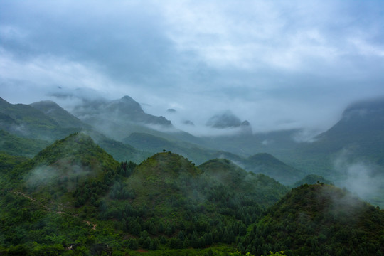 南丹山雾海风光