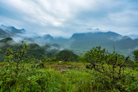 南丹山雾海风光