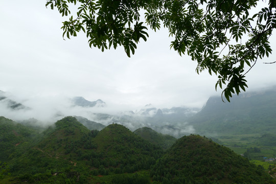 南丹山雾海风光