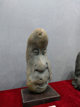人脸表情雕塑