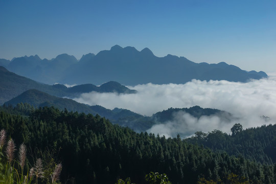 南丹山云海雾海风光