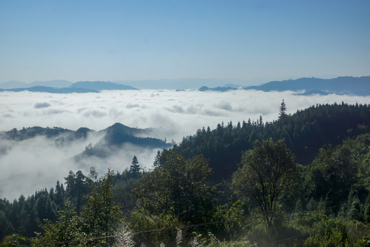 南丹山云海雾海风光