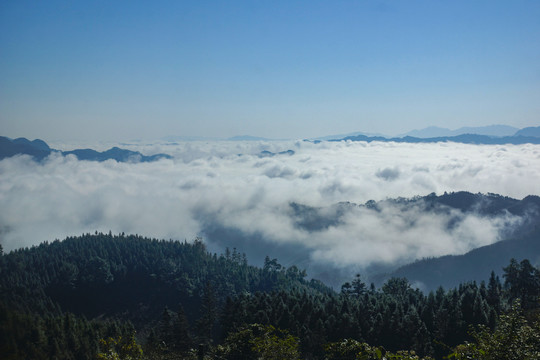 南丹山云海雾海风光