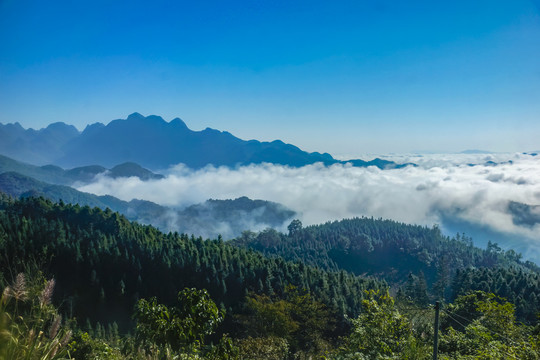 南丹山云海雾海风光