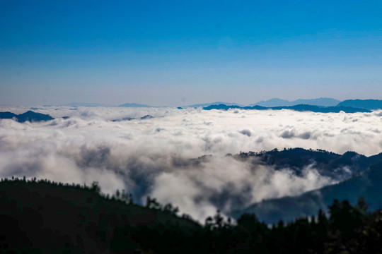 南丹山云海雾海风光