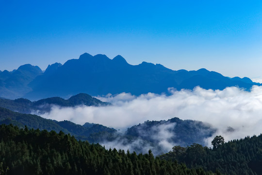 南丹山云海雾海风光
