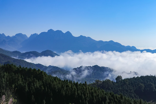 南丹山云海雾海风光