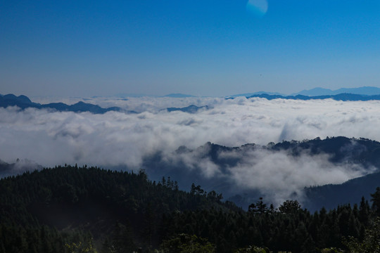 南丹山云海雾海风光