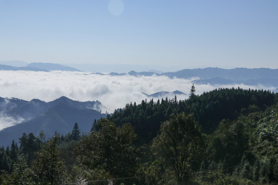 南丹山云海雾海风光