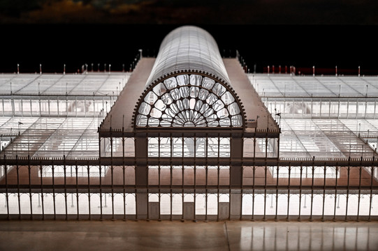 水晶宫建筑模型