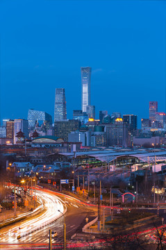 蓝调城市建筑北京站